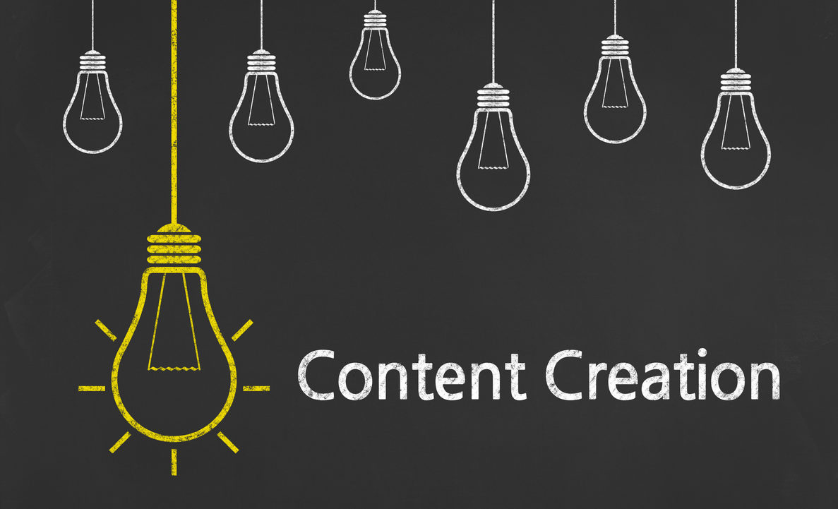 Content Creation - Business Chalkboard Background